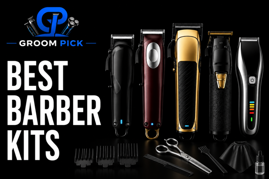 Best barber kits with clippers, trimmers, shears, and grooming tools for barbers