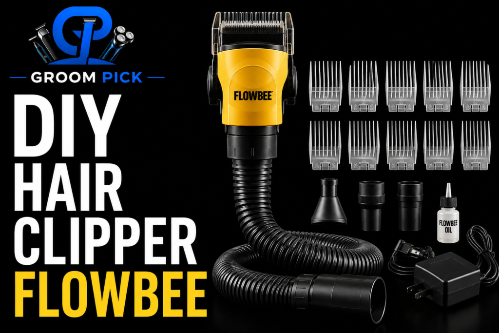 DIY Hair Clipper Flowbee system and home haircut tools for easy self-cutting