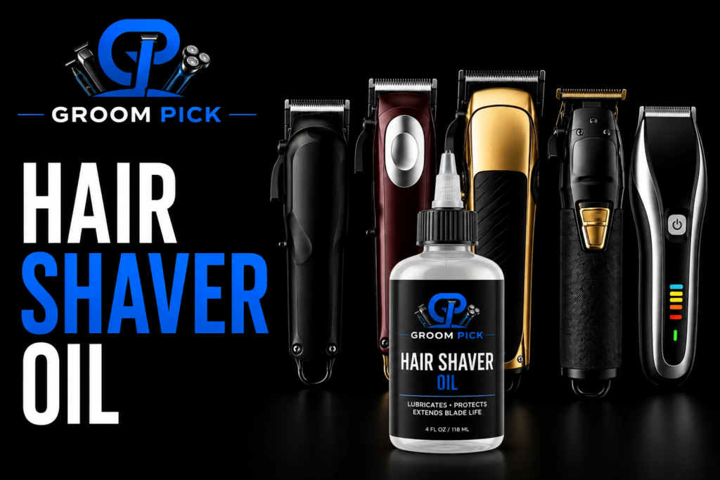 Hair Shaver Oil for clippers, trimmers, and electric shaver blade care