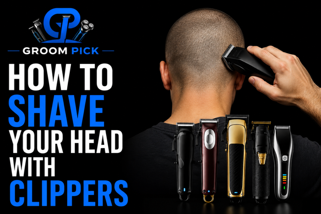 How to shave your head with clippers for a clean, even haircut