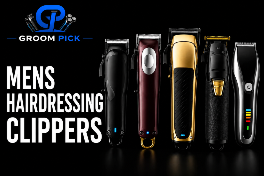 Mens hairdressing clippers for home haircuts, fades, and grooming