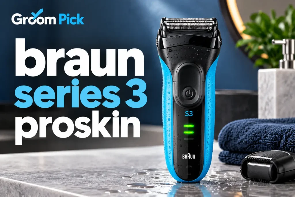 Braun Series 3 ProSkin electric foil shaver for daily facial shaving