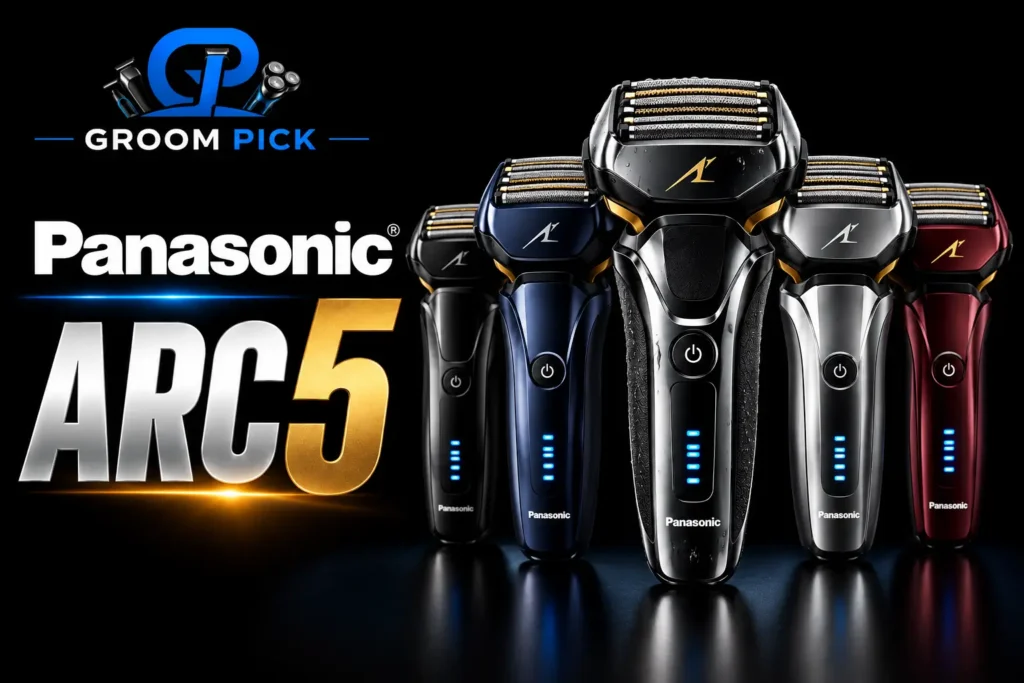 Panasonic Arc5 five-blade electric shaver for close and comfortable men's shaving
