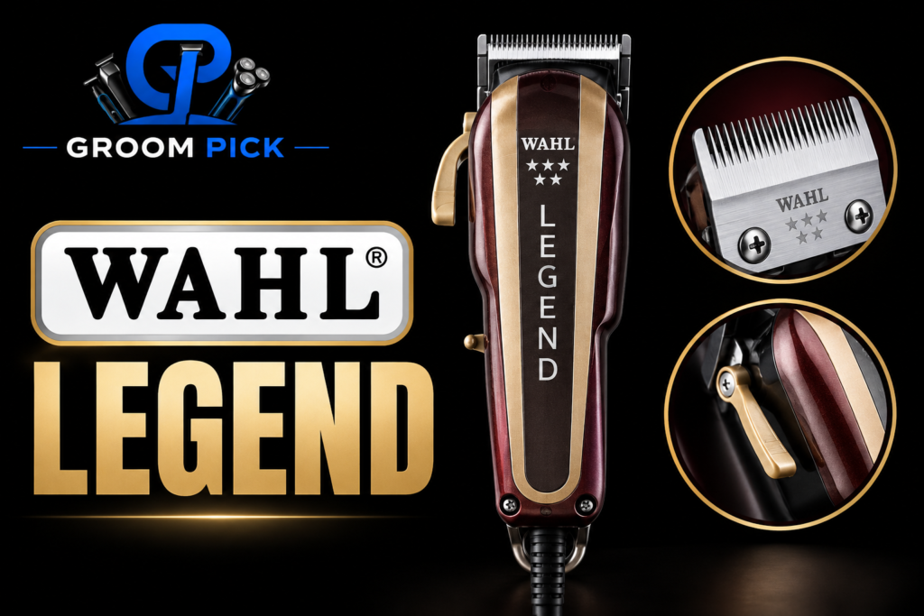 Wahl Legend professional hair clipper with Wedge blade for smooth fades and blending