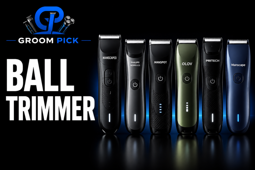 Best ball trimmer for men for safe pubic grooming and sensitive skin protection!