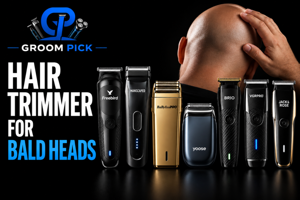 hair trimmer for bald heads with smooth scalp grooming tools and shavers at home