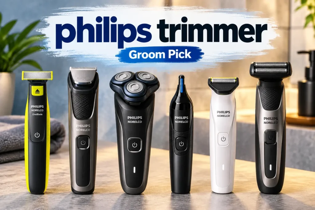 Philips trimmer Norelco models for beard, face, body, and grooming